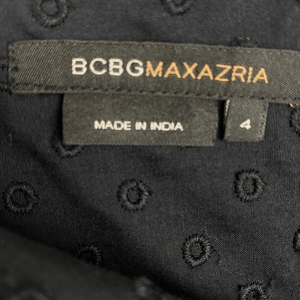 BCBG Max Azria black eyelet skirt - Picture 4 of 6